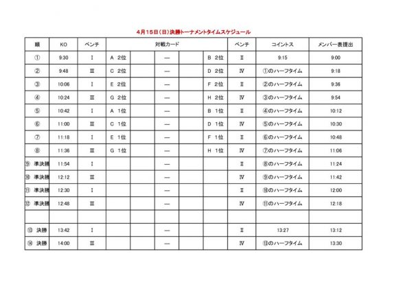 タイムスケジュール30年度　７人制組合せ決定版決勝戦のサムネイル