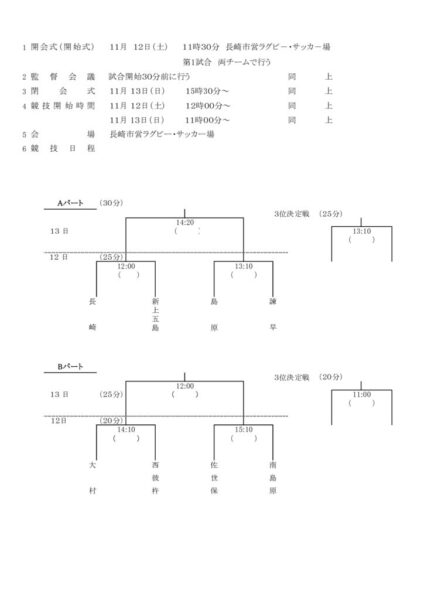 令和4年県大会組合せのサムネイル